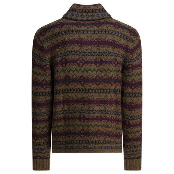 Rrl By Ralph Lauren Wool Cardigan Tag Size M Men - Picture 2 of 4